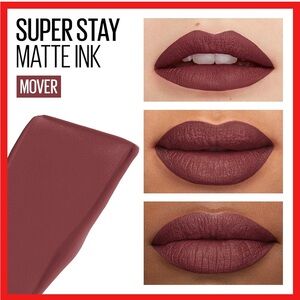 Maybelline Super Stay Matte Ink Liquid Lipstick Lip Makeup, 160 Mover